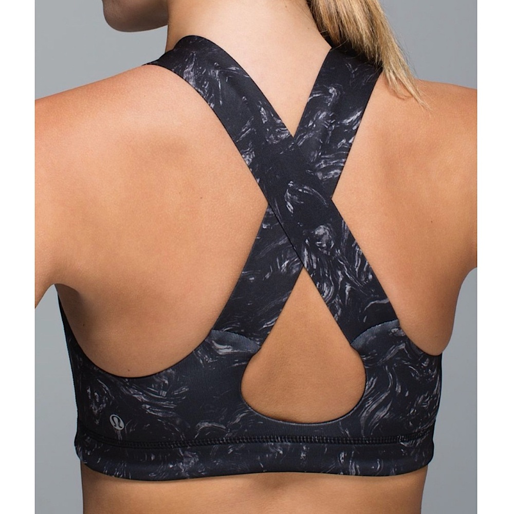 Lululemon All Sport Athletic Bra in Arsenal Ambient Grey Black Medium Support 12